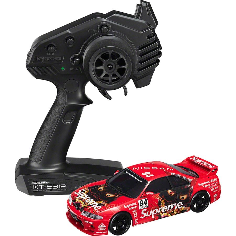 Details on Supreme Kyosho Mini-Z Nissan Skyline Nismo R33 RC Readyset from fall winter 2022
