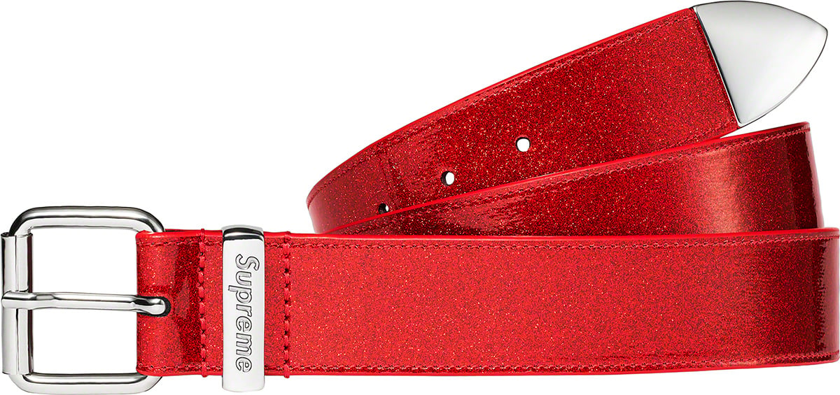 Supreme Glitter Brown Vinyl Ranger Belt – Boutique LUC.S