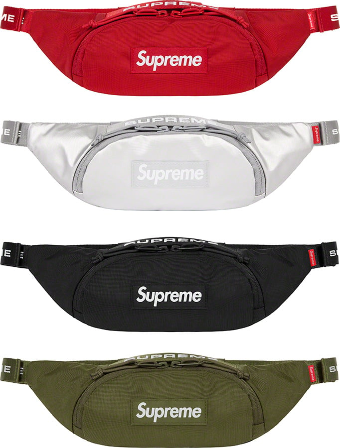 Supreme Water Resistant Cordura Recycled Nylon Small Waist Bag FW22 Black  NWT