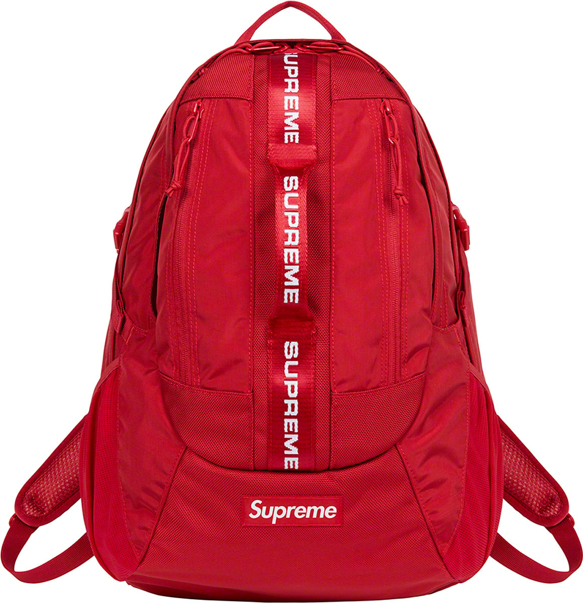 supreme red backpack