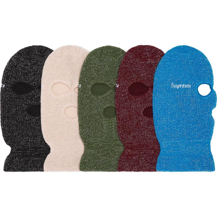 Supreme Lurex Balaclava for fall winter 22 season