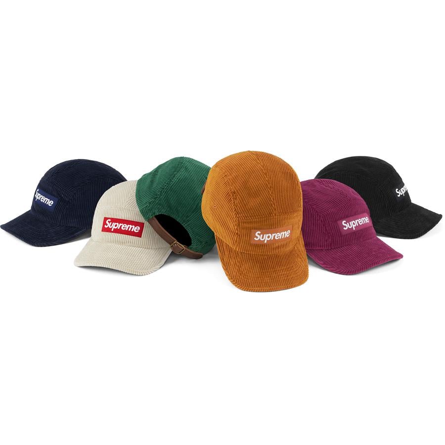 Supreme Corduroy Camp Cap for fall winter 22 season