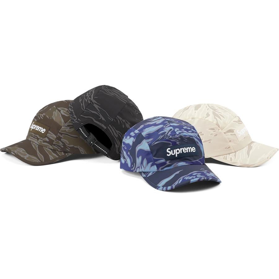 Supreme Tiger Camo Reflective Camp Cap for fall winter 22 season