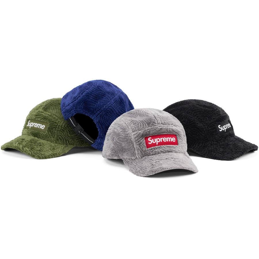 Supreme Swirl Fleece Camp Cap for fall winter 22 season