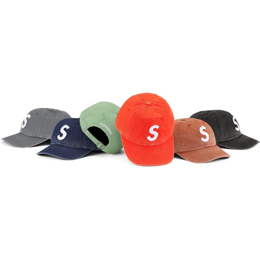 Supreme Pigment Print S Logo 6-Panel for fall winter 22 season