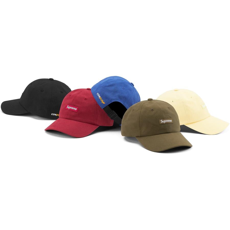 Supreme Brushed Cordura Small Box 6-Panel for fall winter 22 season