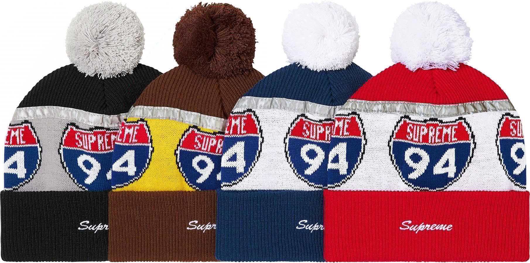 Supreme Interstate Reflective Beanie (FW22) - $40 Supreme Interstate Reflective Beanie (FW22) - $40