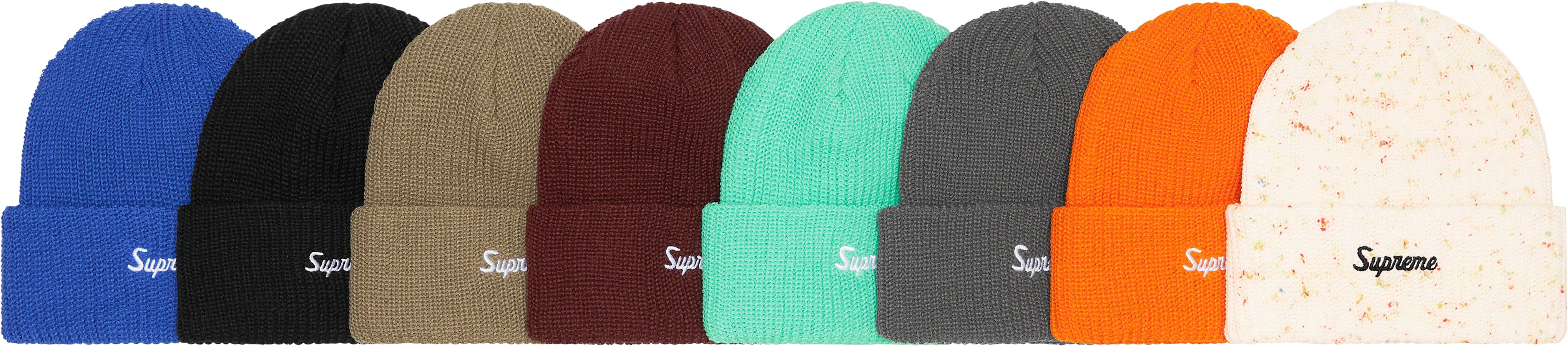 Supreme Twisted Loose Gauge Beanie 'Blue