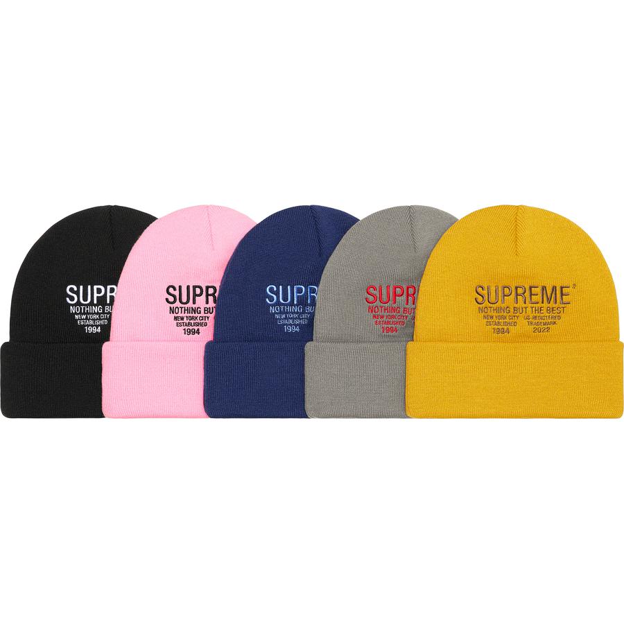 Supreme Nothing But Beanie releasing on Week 9 for fall winter 22