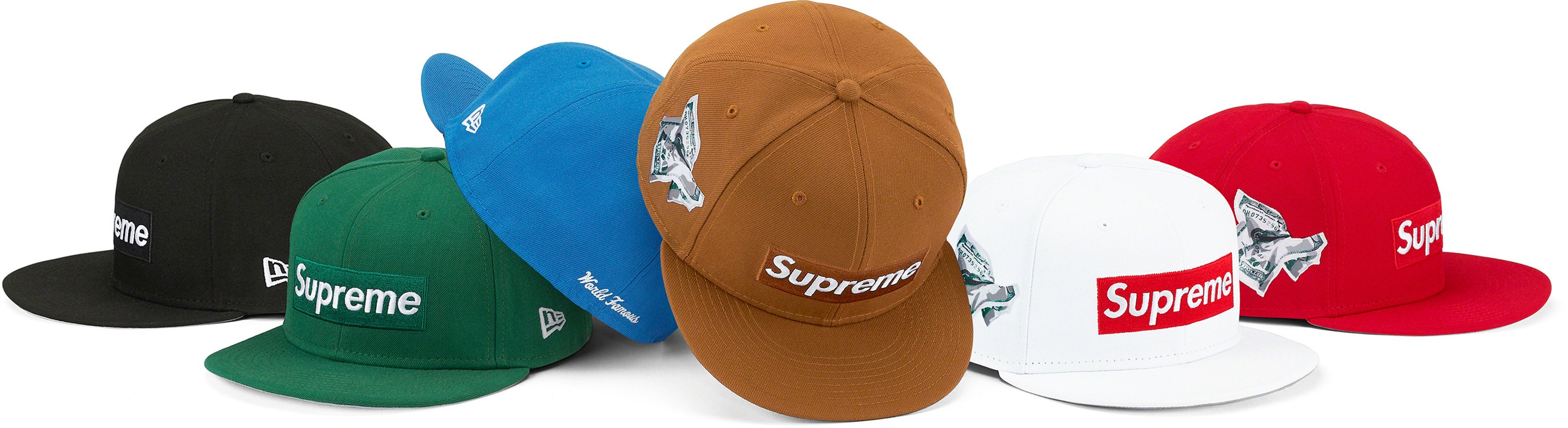 爆買い低価 Supreme - Supreme Money Box Logo New Era 白 7 5/8の通販