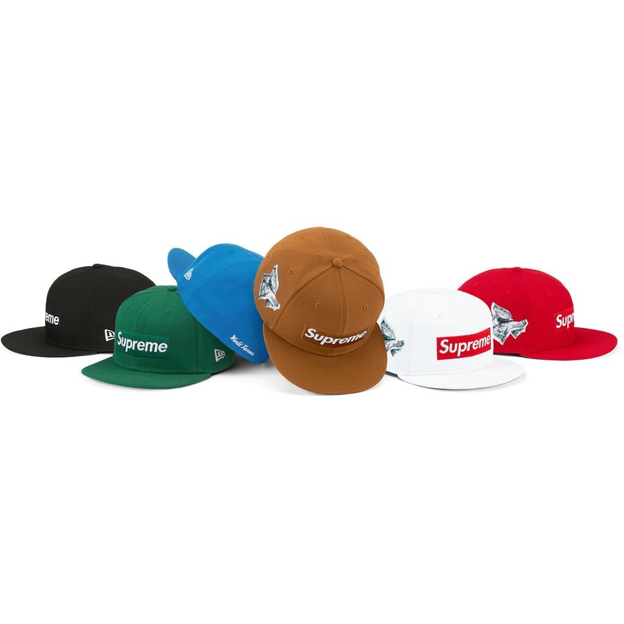 Supreme x New Era Champions Box Logo Hat 'Red