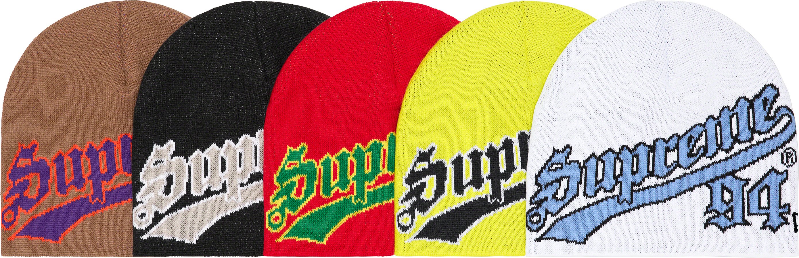 New Era Script Beanie - fall winter 2022 - Supreme