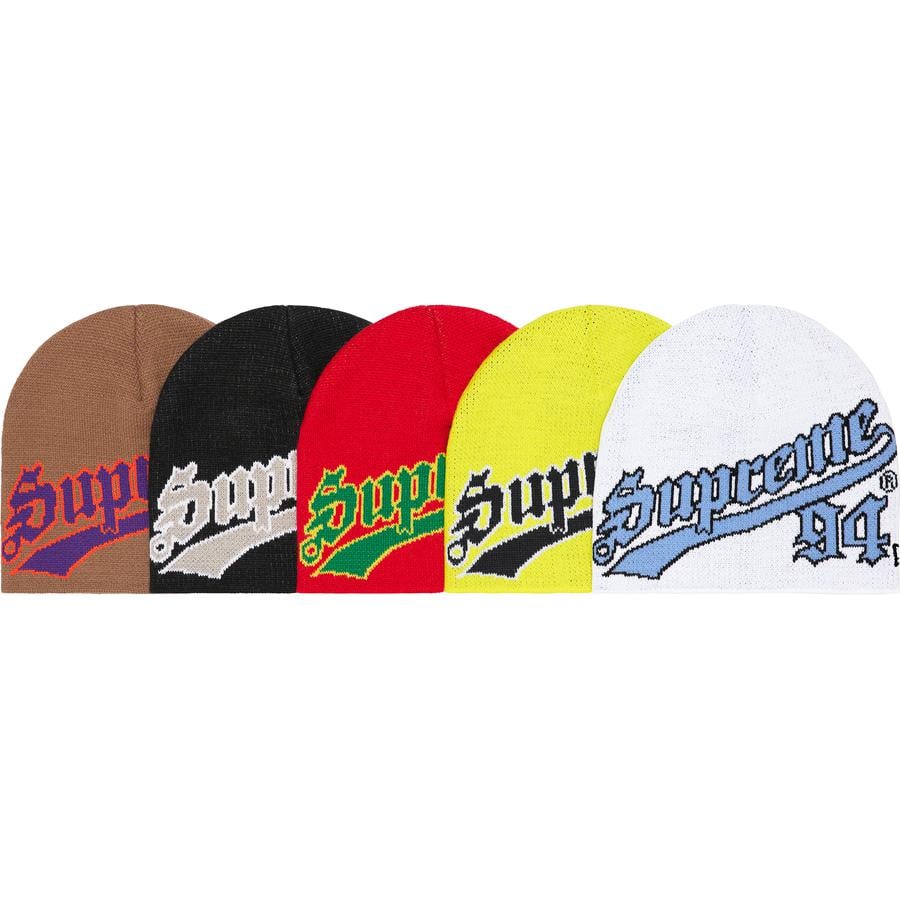 Supreme New Era Script Beanie releasing on Week 5 for fall winter 2022