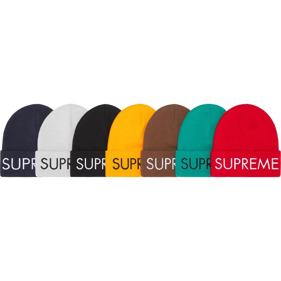 Supreme Capital Beanie for fall winter 22 season