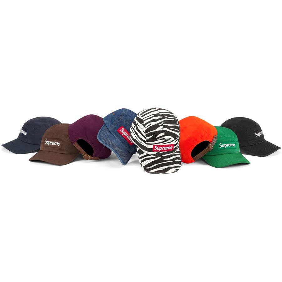 Supreme Washed Chino Twill Camp Cap for fall winter 22 season