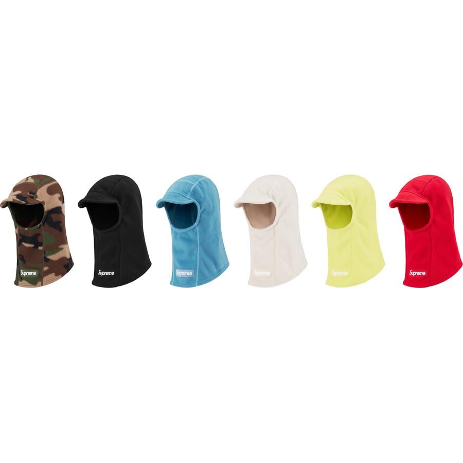 Supreme Polartec Brim Balaclava for fall winter 22 season