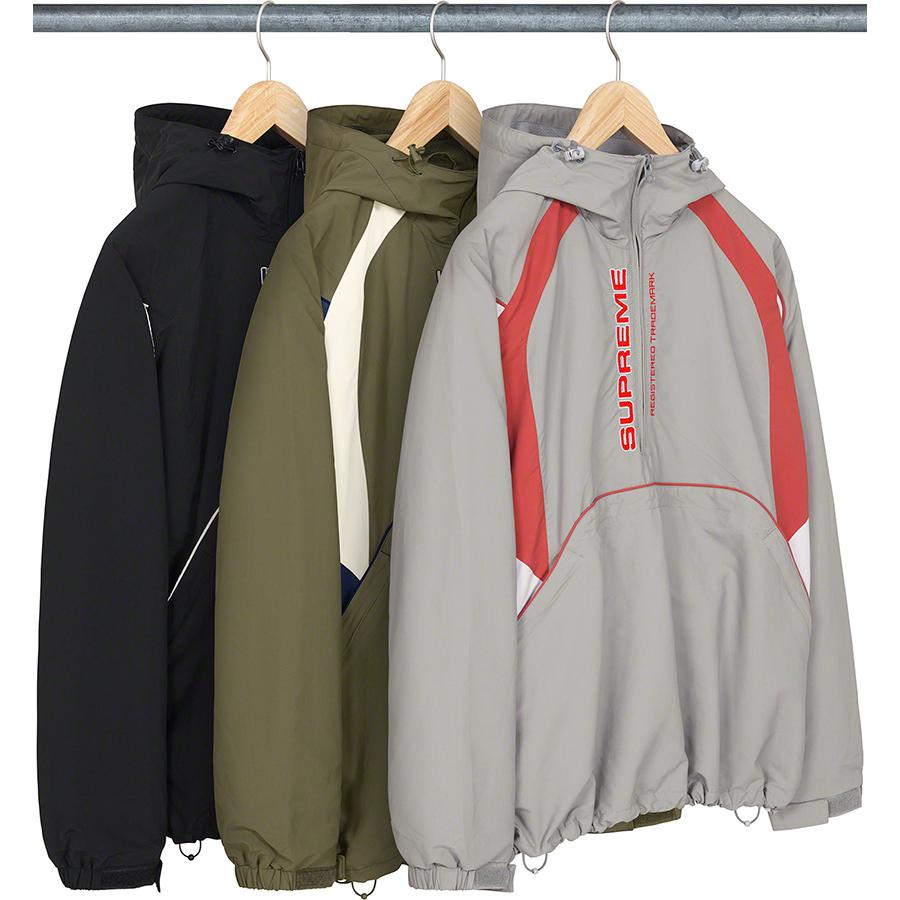 Supreme Paneled Half Zip Pullover for fall winter 22 season