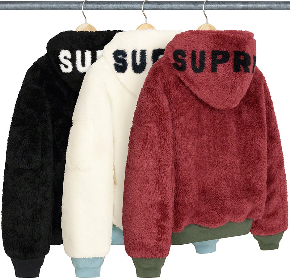 Supreme Faux Fur Reversible MA-1 BlackXL