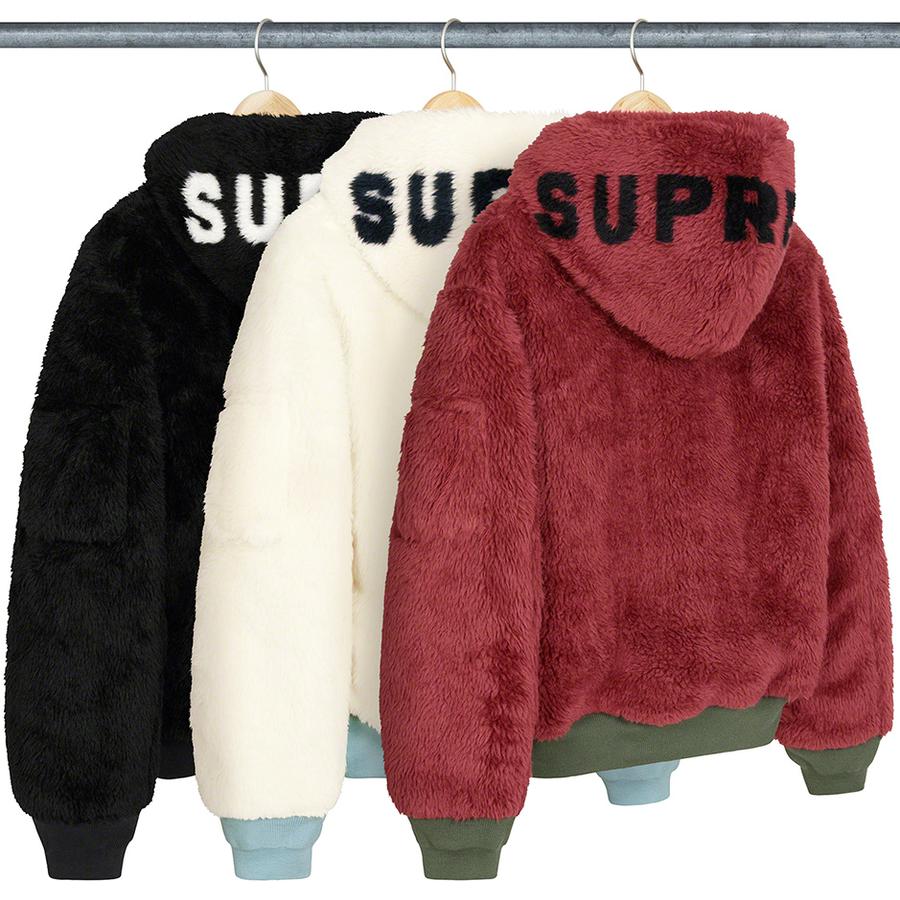 Supreme Faux Fur Reversible MA-1 for fall winter 22 season