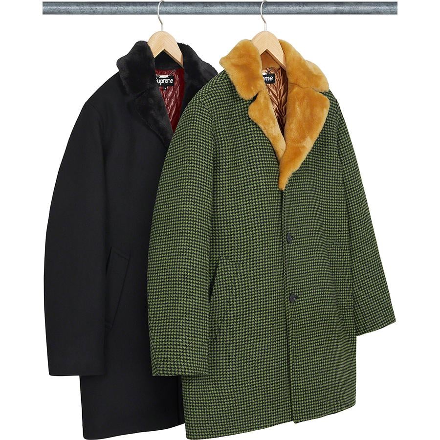 Fur Collar Car Coat - fall winter 2022 - Supreme