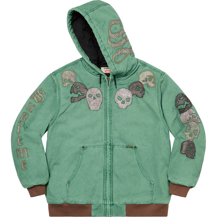 Details on Supreme The Great China Wall Hooded Work Jacket  from fall winter
                                                    2022 (Price is $398)