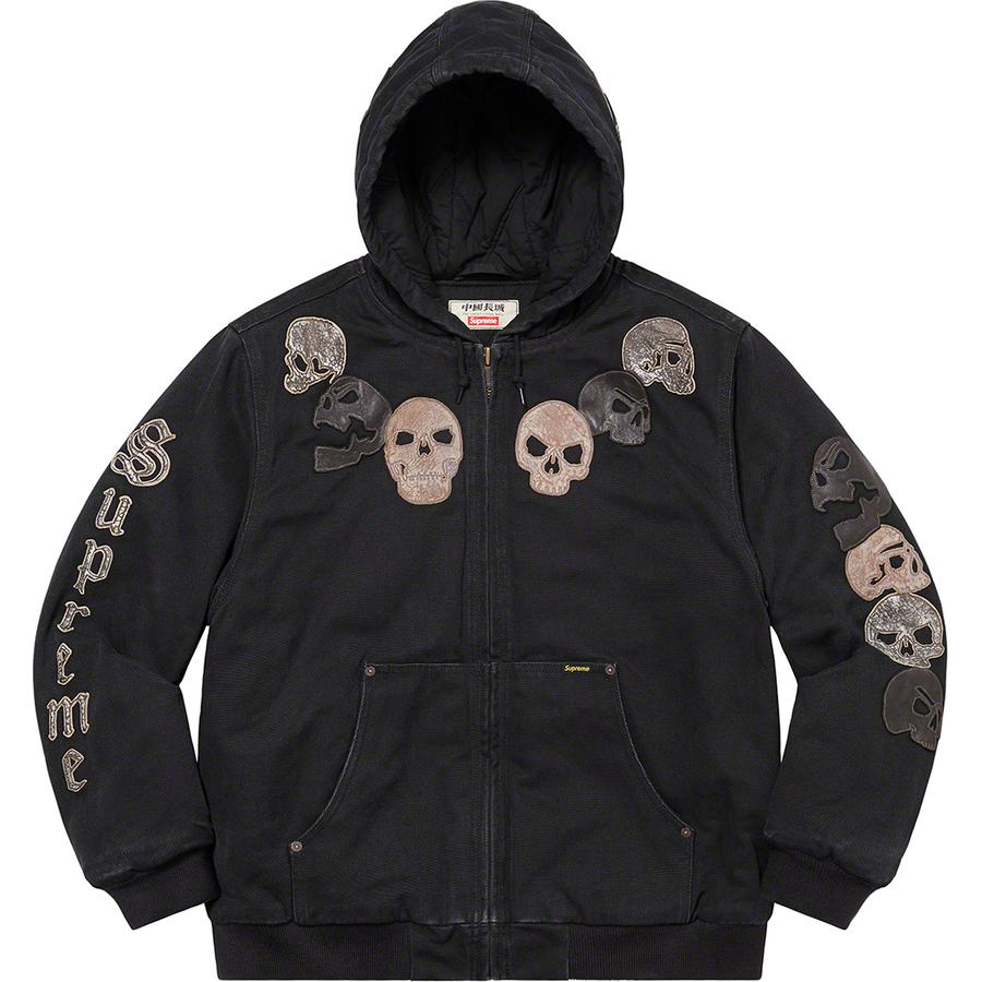 Details on Supreme Great China Wall Hooded Work Jacket  from fall winter 2022