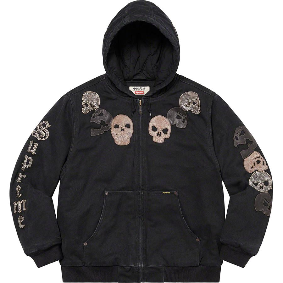 Details on Supreme The Great China Wall Hooded Work Jacket  from fall winter
                                                    2022 (Price is $398)