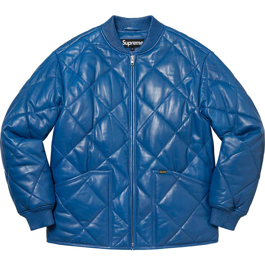 Details on Quilted Leather Work Jacket  from fall winter
                                                    2022 (Price is $598)