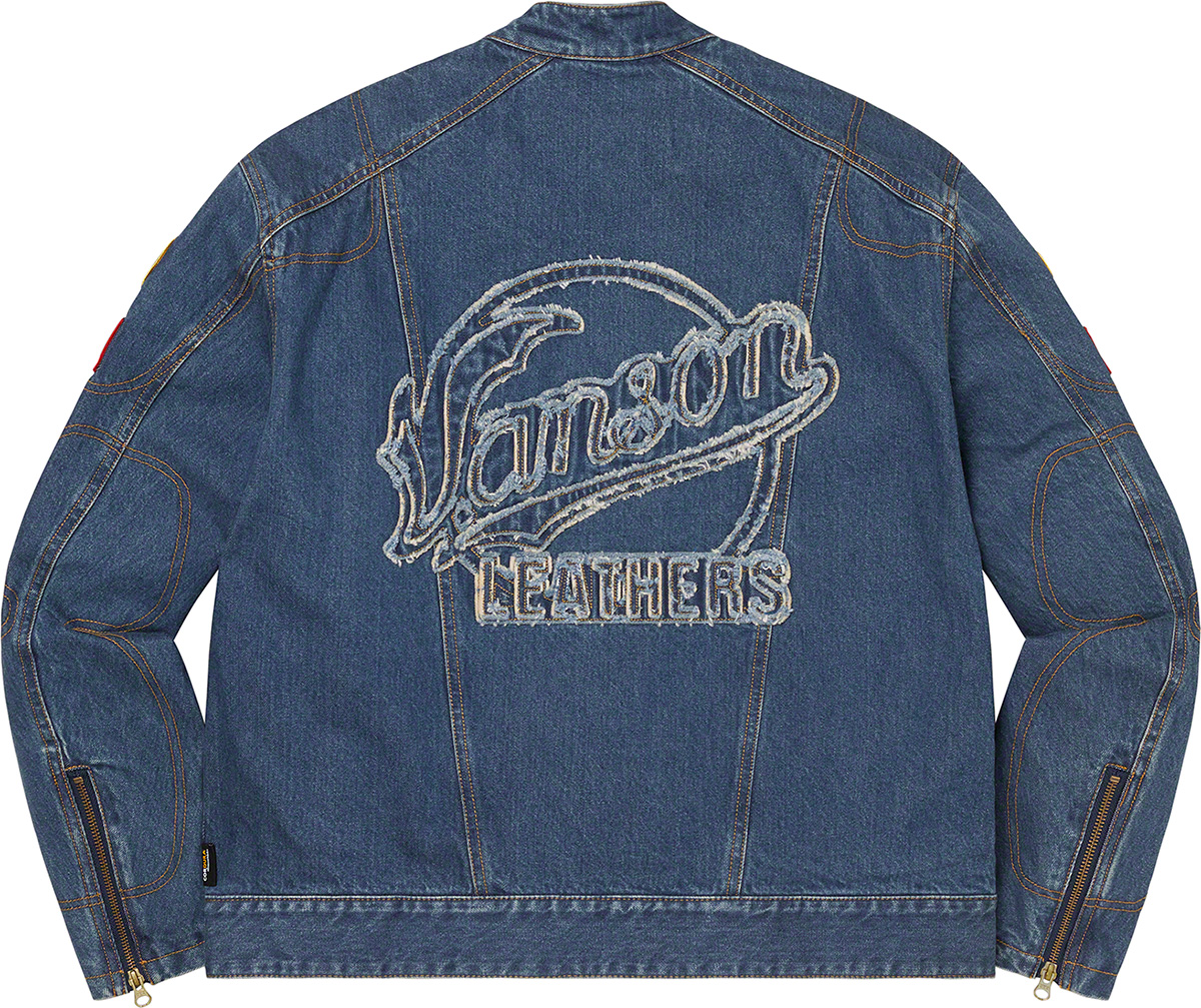 Vanson Leathers Cordura Denim Jacket - fall winter 2022 - Supreme