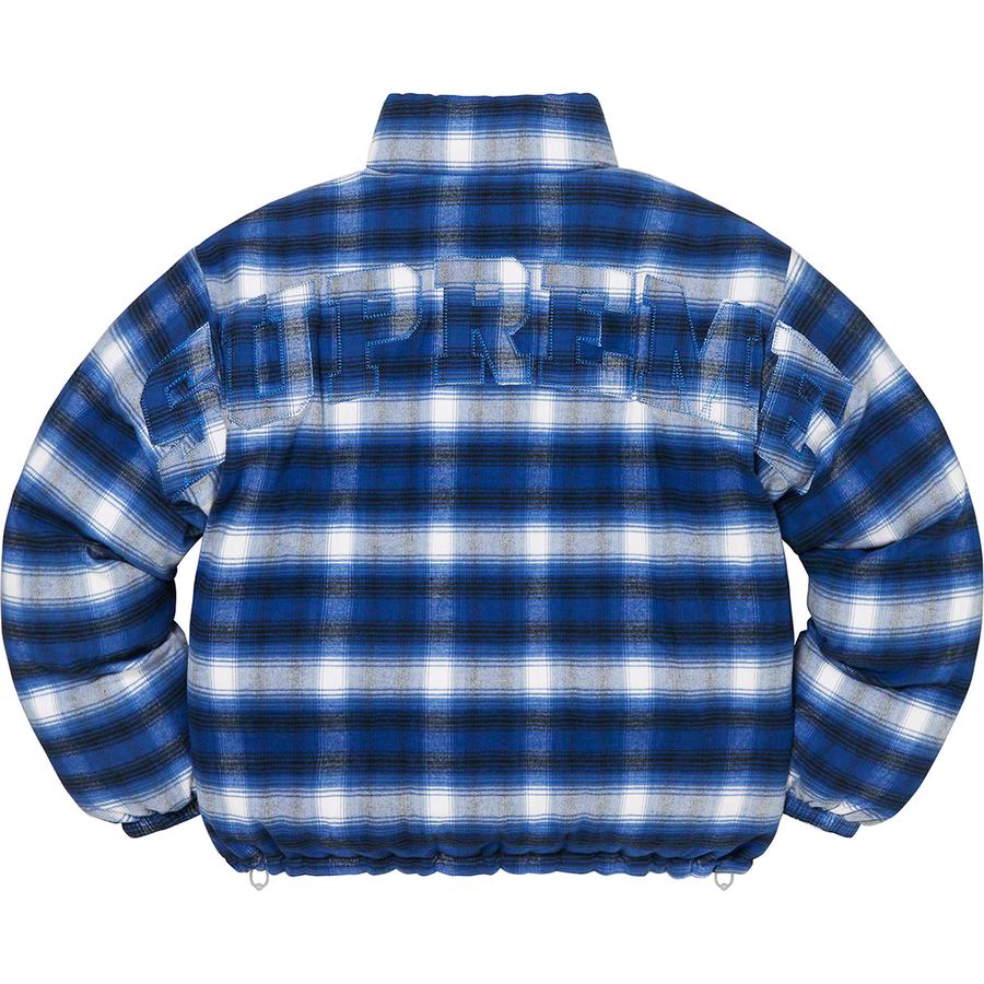 Details on Flannel Reversible Puffer Jacket  from fall winter
                                                    2022 (Price is $298)