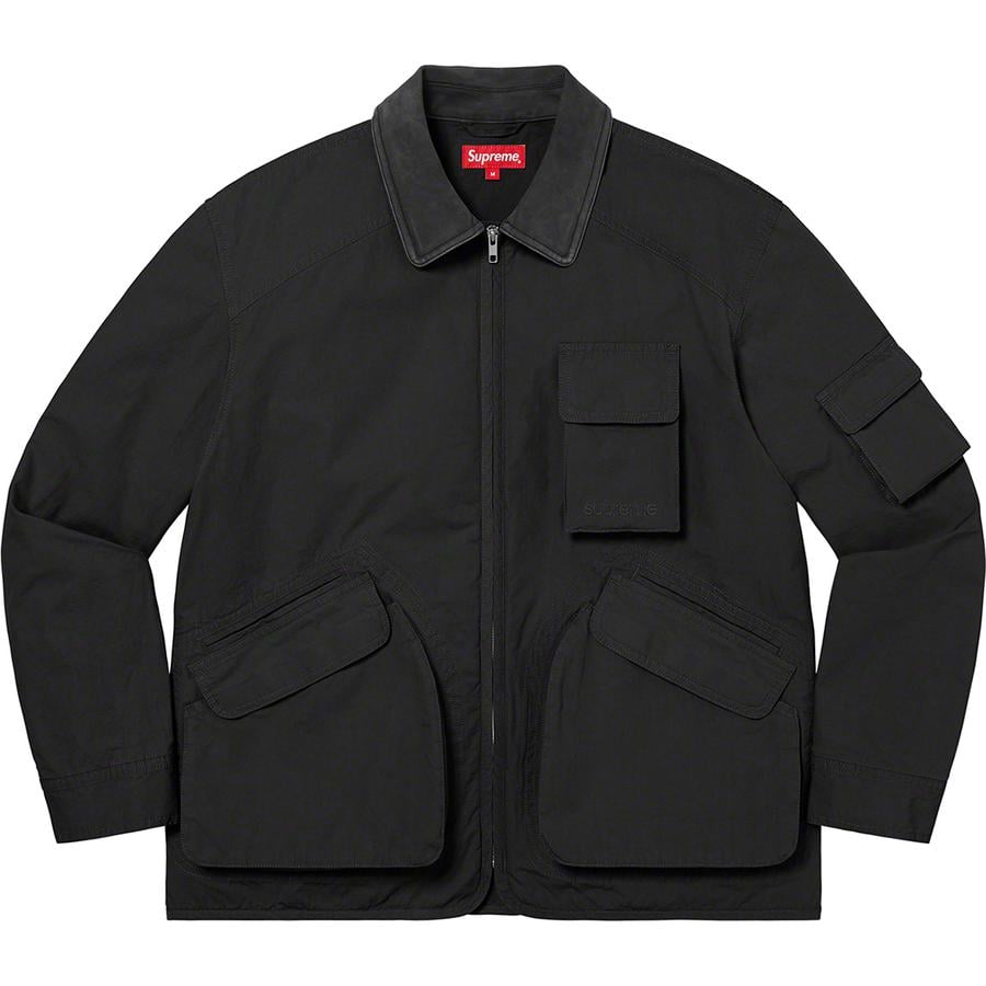 Details on Cotton Utility Jacket  from fall winter 2022 (Price is $198)