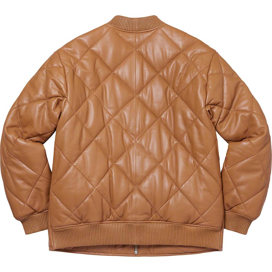 Details on Quilted Leather Work Jacket  from fall winter 2022