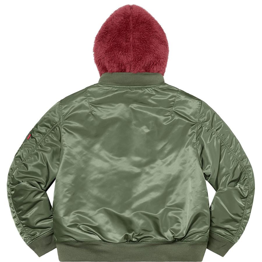 Supreme Faux Fur Reversible MA-1 (FW22) - $398