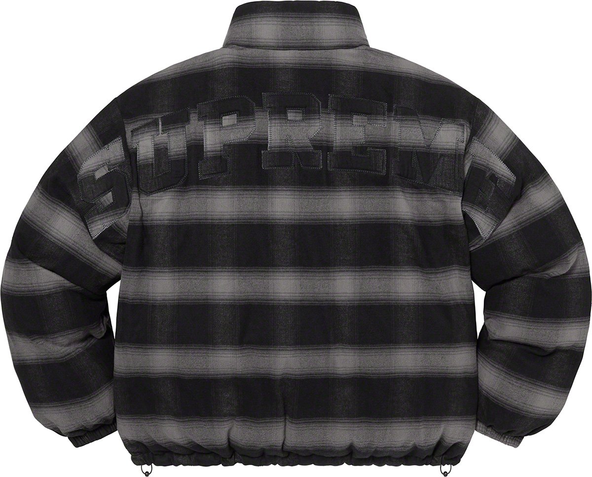 Flannel Reversible Puffer Jacket - fall winter 2022 - Supreme