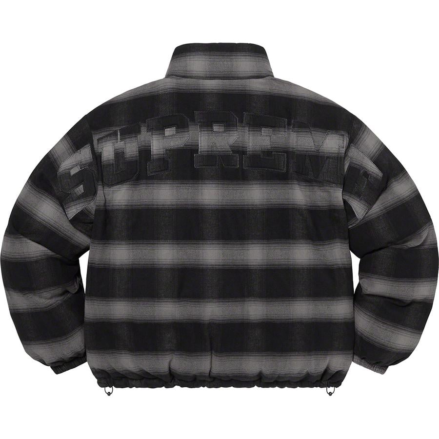 Details on Flannel Reversible Puffer Jacket  from fall winter
                                                    2022 (Price is $298)