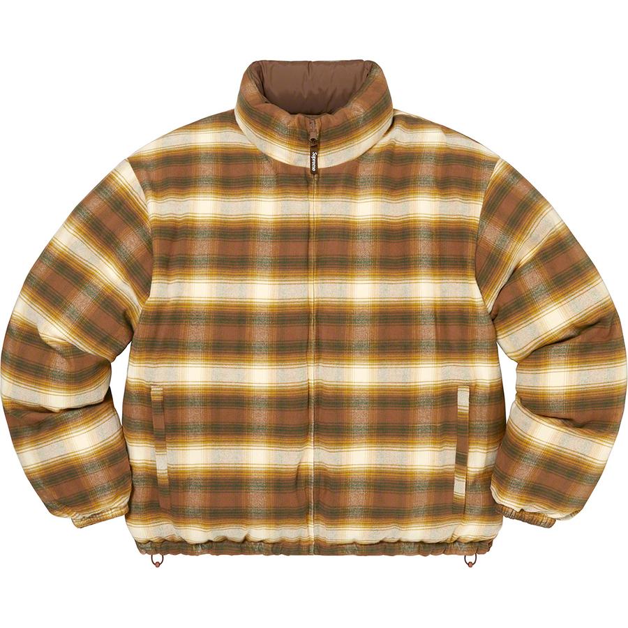 Details on Flannel Reversible Puffer Jacket  from fall winter
                                                    2022 (Price is $298)