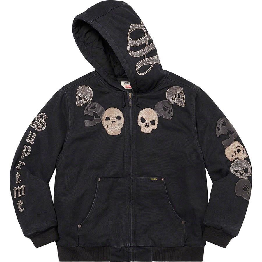 Details on Supreme The Great China Wall Hooded Work Jacket  from fall winter
                                                    2022 (Price is $398)