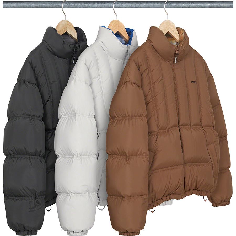 低価格 Supreme Flannel Reversible Puffer Jacket その他 - www