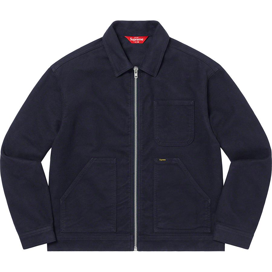 Details on Moleskin Work Jacket  from fall winter 2022 (Price is $198)