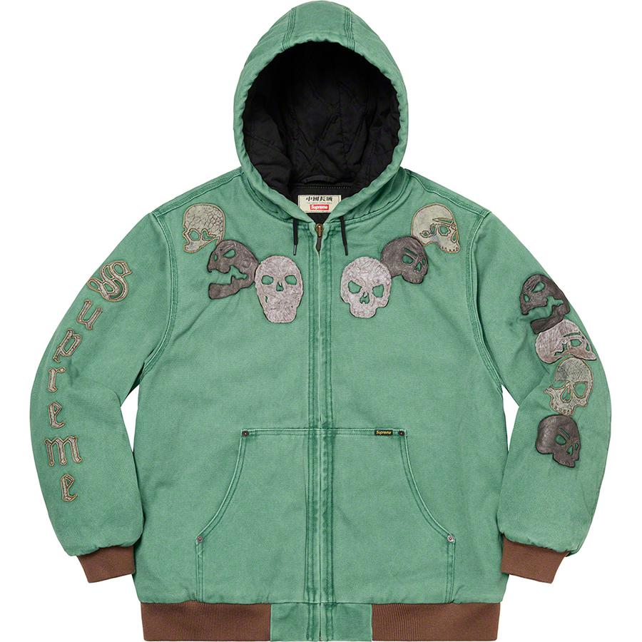 Details on Supreme Great China Wall Hooded Work Jacket  from fall winter 2022