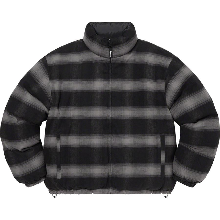 Details on Flannel Reversible Puffer Jacket  from fall winter
                                                    2022 (Price is $298)