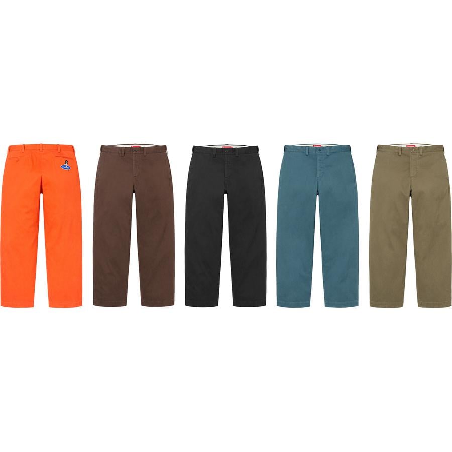 Supreme Chino Pant releasing on Week 3 for fall winter 2022