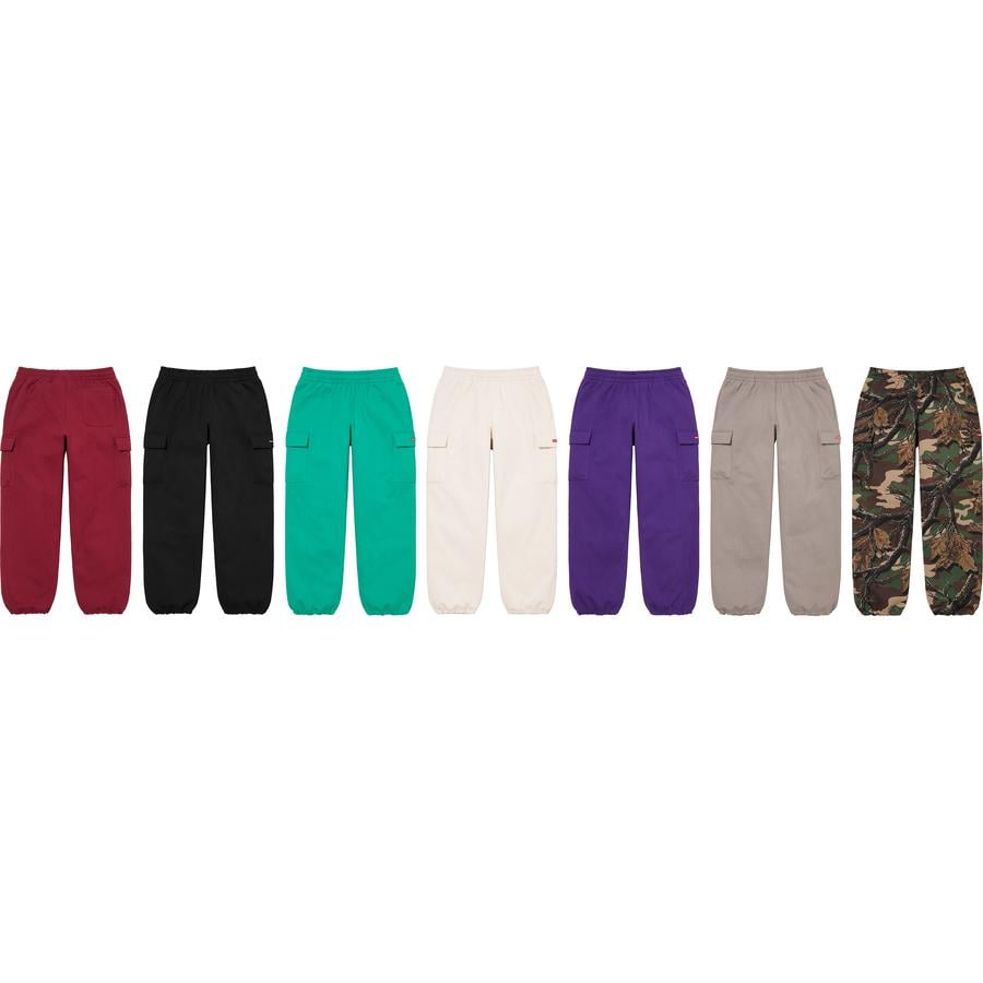 Supreme Small Box Cargo Sweatpant for fall winter 22 season