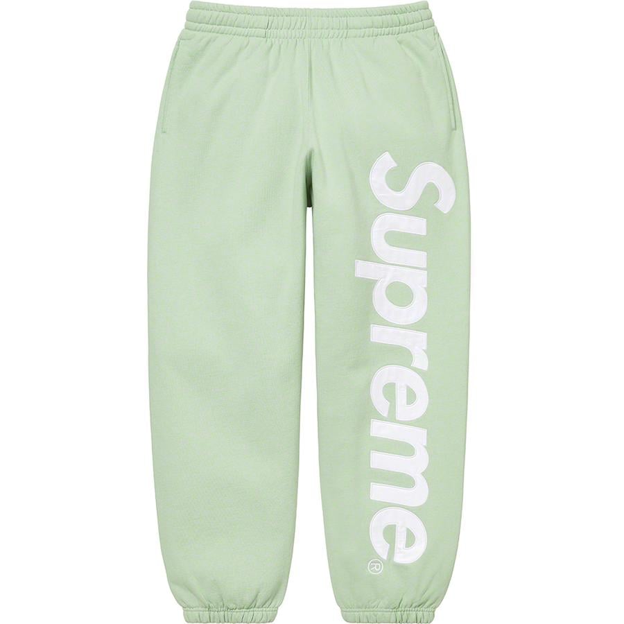 Details on Satin Appliqué Sweatpant  from fall winter
                                                    2022 (Price is $148)