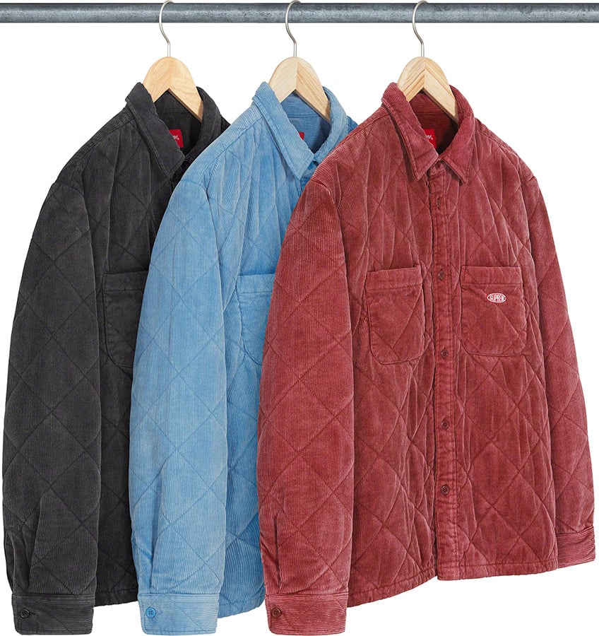 Quilted Corduroy Shirt - fall winter 2022 - Supreme