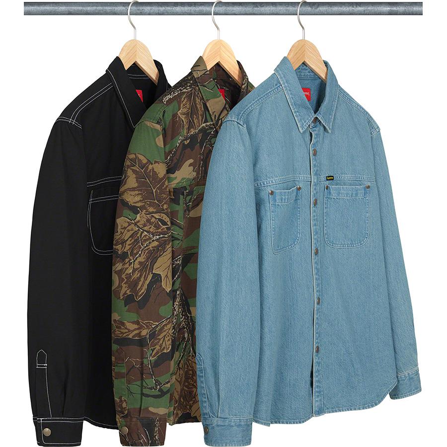 Supreme Snap Work Shirt released during fall winter 22 season