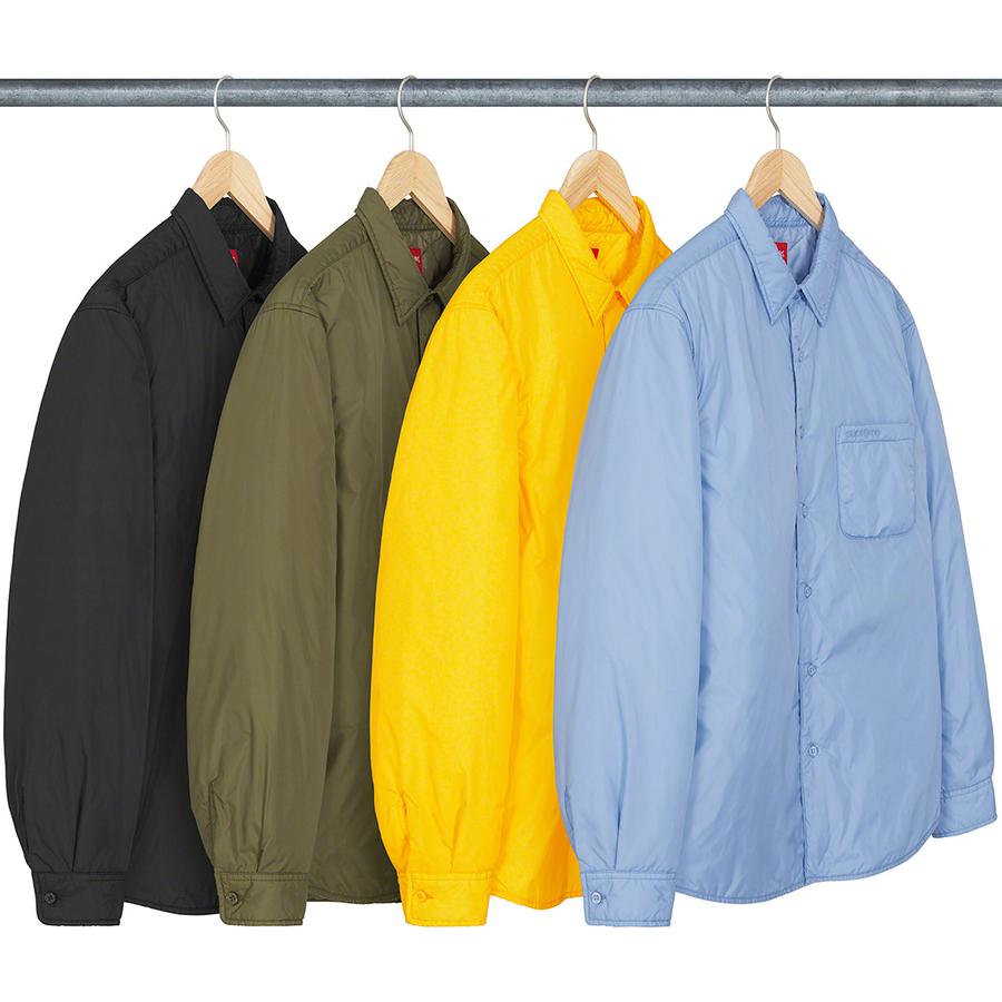 Supreme Nylon Filled Shirt for fall winter 22 season