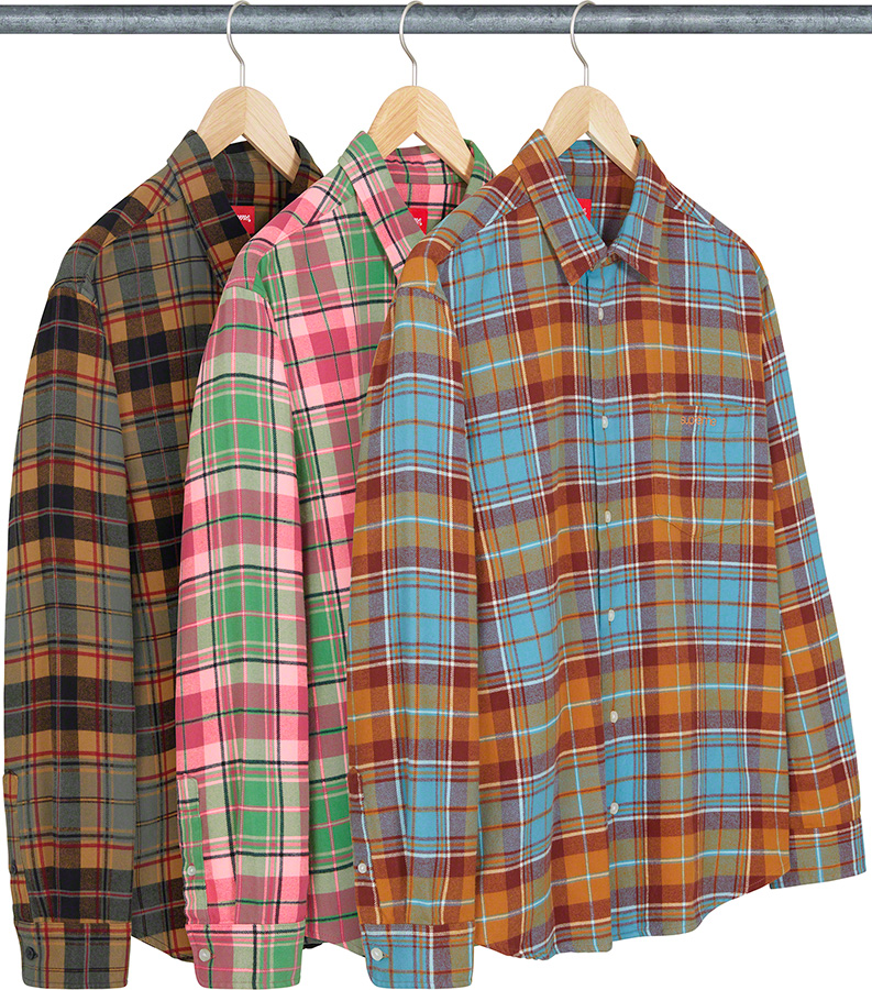 Plaid Flannel Shirt - fall winter 2022 - Supreme