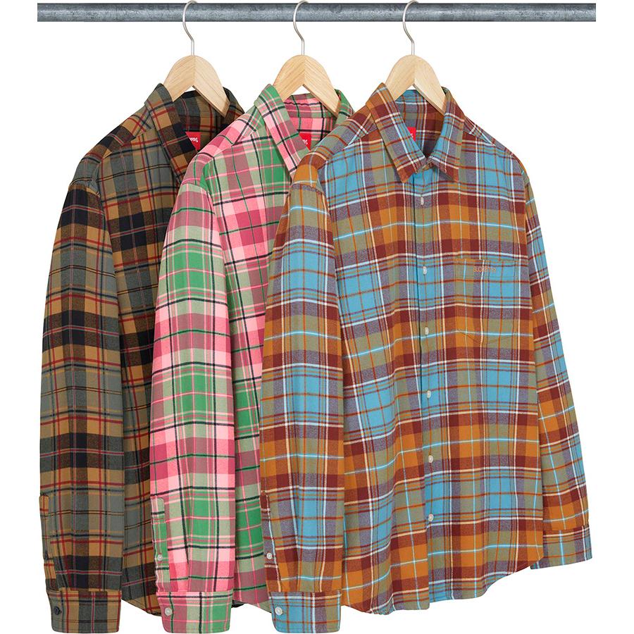 Supreme Printed Plaid Shirttan M - シャツ