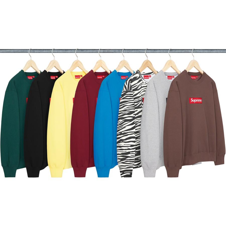 Details on Box Logo Crewneck from fall winter
                                            2022 (Price is $158)